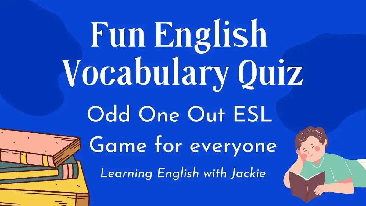 Odd One Out ESL Game (Online)  Fun English Vocabulary Quiz for All Ages
