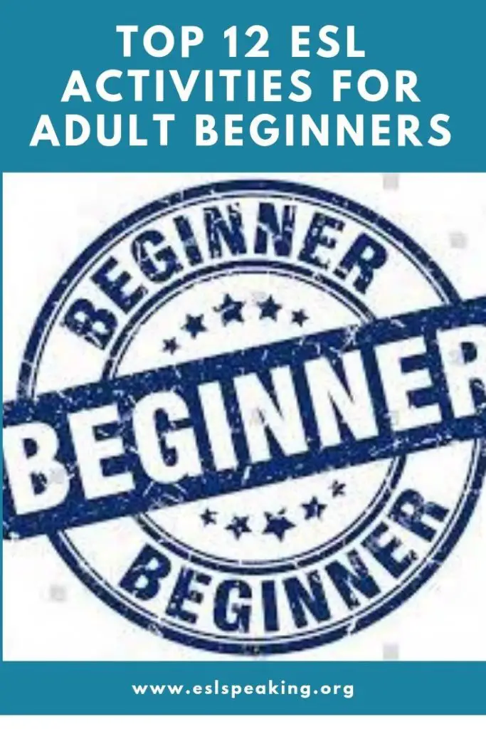 ESL Games For Beginners Adult Beginner ESL Lessons For Adults