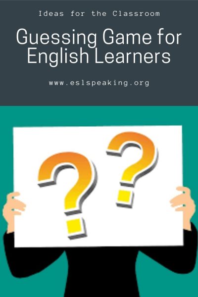 Guessing Game for English Learners | ESL Guess Who Activity - ESL Speaking