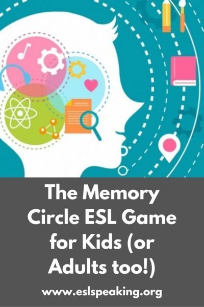 The Memory Circle Game | ESL Speaking for Kids