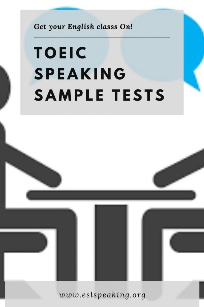 Toeic Speaking Sample Test TOEIC Speaking Test Questions