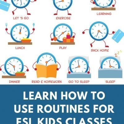 Teaching English to Children: Have a routine to start your class