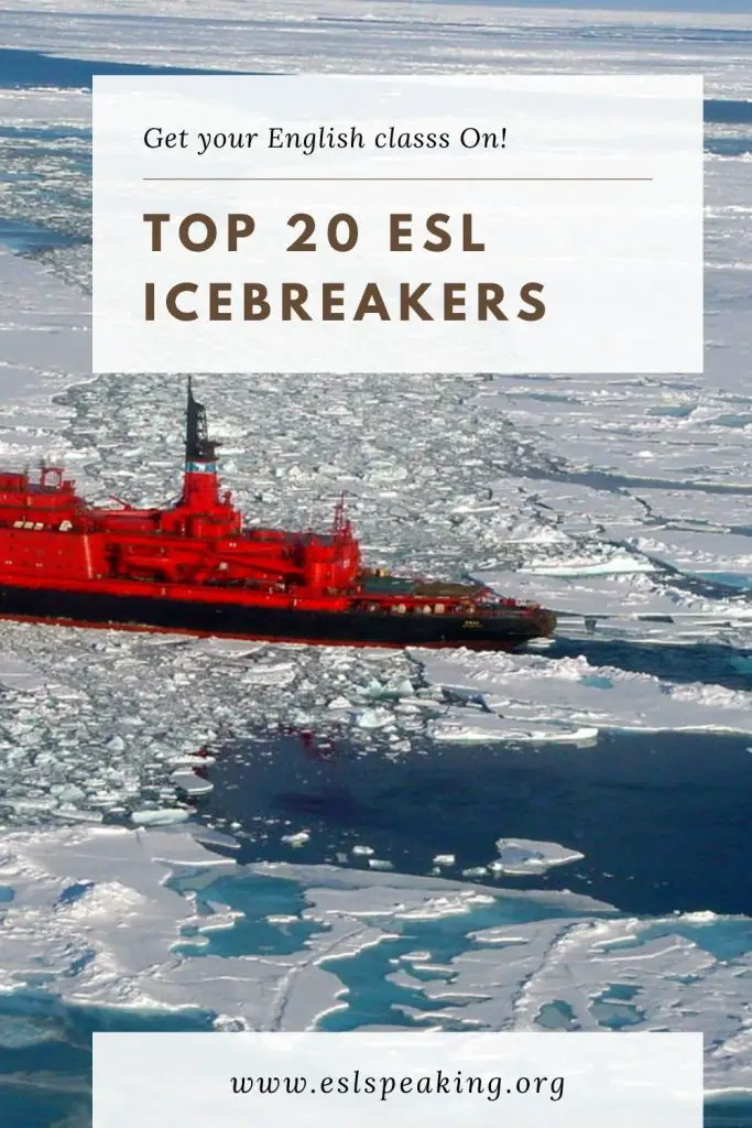 ESL Ice Breakers ESOL Icebreakers for Adults Best One to Try