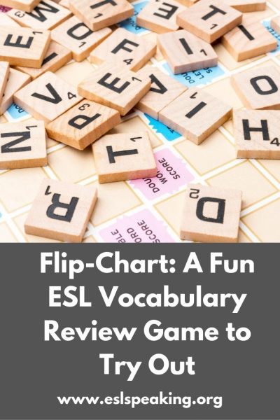 Flip-Chart Vocabulary Review Game for Kids and Adults