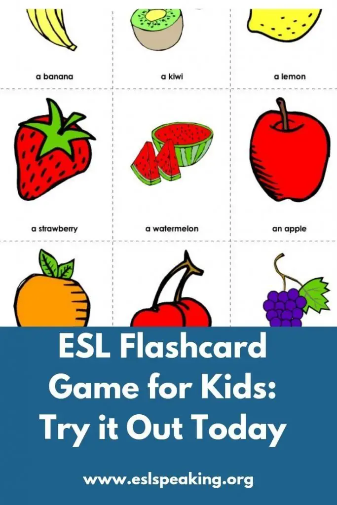 Flashcard Sentences | ESL Speaking Game for Kids