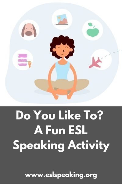 Do You Like to _____? | ESL Speaking Activity