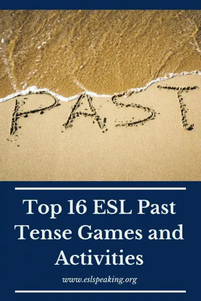 ESL Past Tense Verb Games And Activities | Teaching Past Tenses