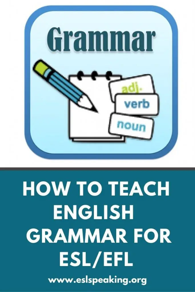 How to teach grammar grammar for english language teachers