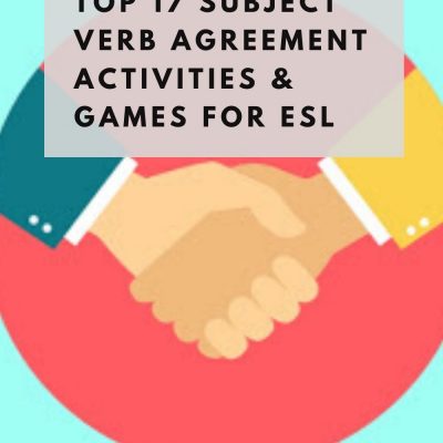 Subject Verb Agreement Activities, Games, Worksheets and More