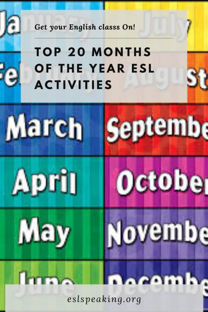 months of the year games activities lesson plans worksheets