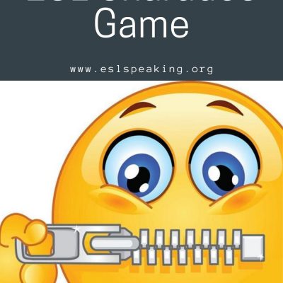 ESL Charades Game for Kids or Adults | Easy Charades in English