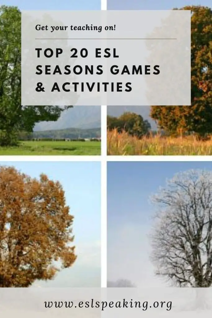 Seasonal games for elementary schools