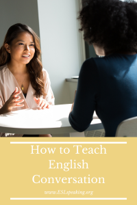 esl teaching conversation