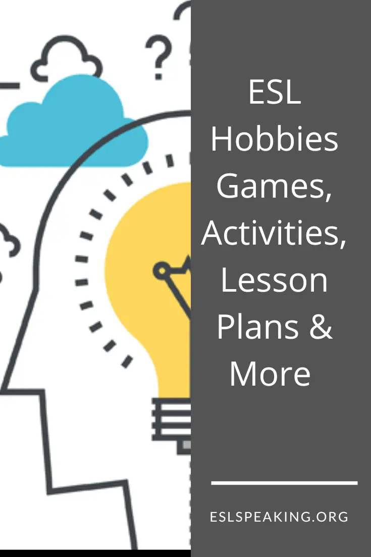 Hobbies ESL Games, Activities & Lesson Plans