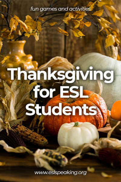 thanksgiving for esl students