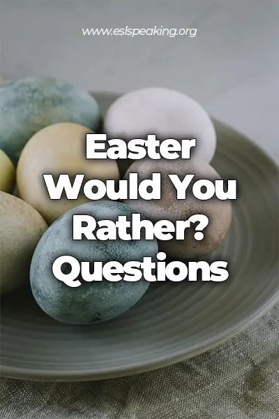 Funny Easter Would You Rather Questions for Kids