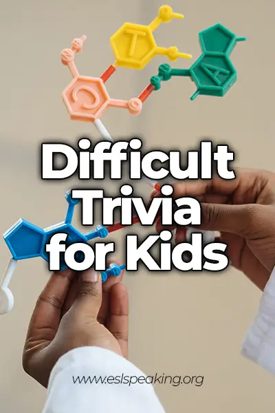 difficult trivia for kids