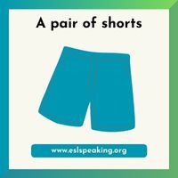 a pair of shorts clipart