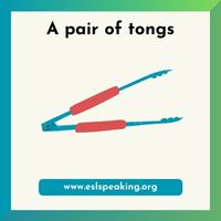 a pair of tongs clipart