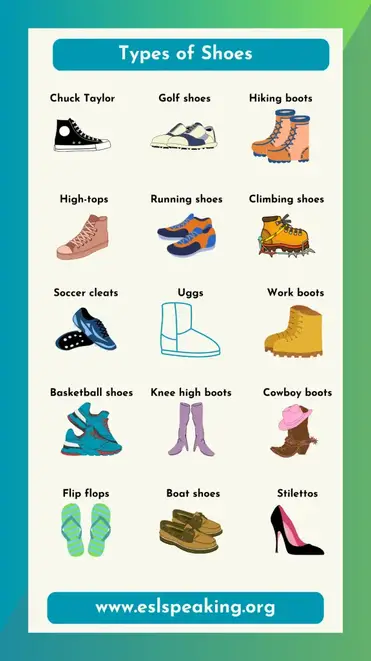 Different Kinds of Shoes