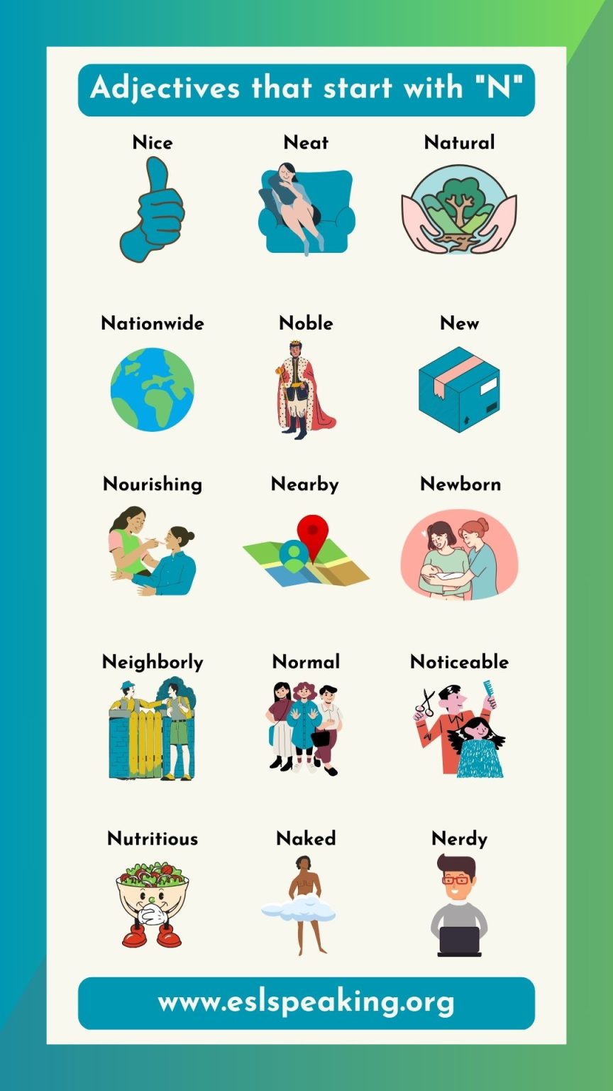 Describing Words that Start with N (