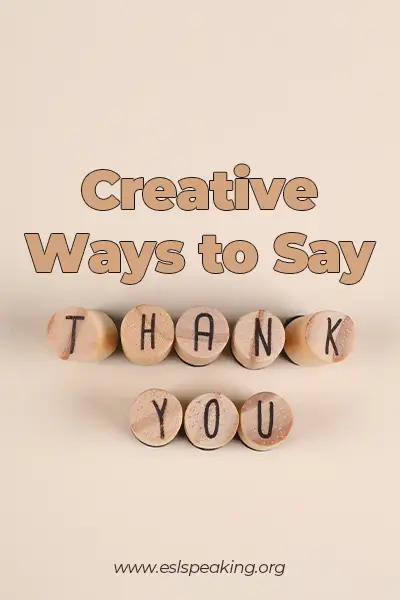 creative ways to say thank you