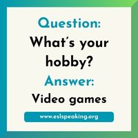 what's your hobby