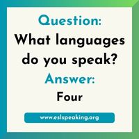 what languages do you speak