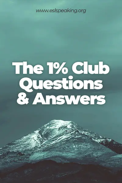 one percent club questions and answers